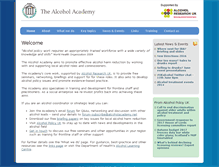 Tablet Screenshot of alcoholacademy.net